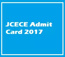 JCECE Admit Card 2017